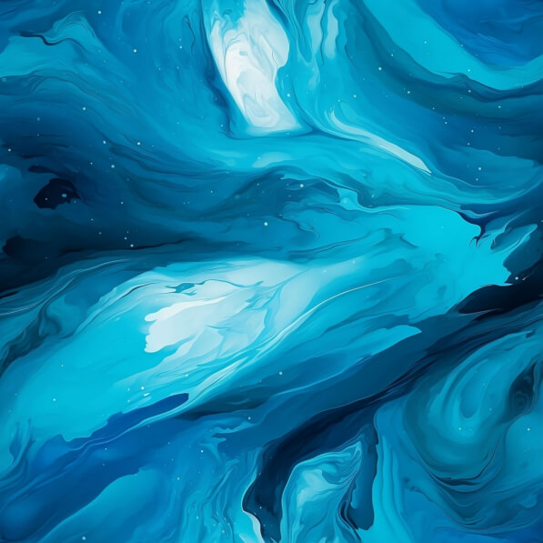 Download Blue Abstract Painting with Swirls and Bubbles Patterns Online ...