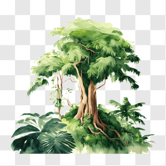Jungle Tree Icon Jungle Tree PNG - Download Free & Premium Transparent Jungle Tree PNG ...