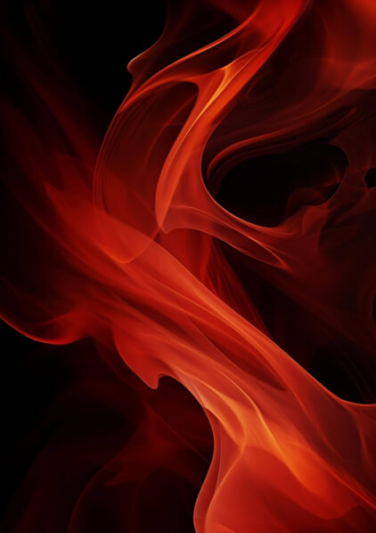 Download Abstract Art with Red and Orange Swirls on Black Background ...
