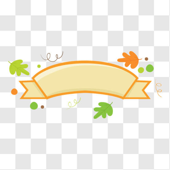 Fall Ribbon Banner Fall Banner PNG - Download Free & Premium Transparent Fall Banner PNG ...