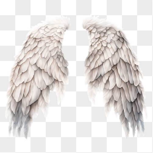 Download White Angel Wings on Black Background PNGs Online - Creative ...