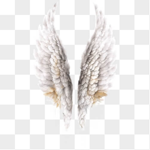 Download White Angel Wings on Black Background PNGs Online - Creative ...