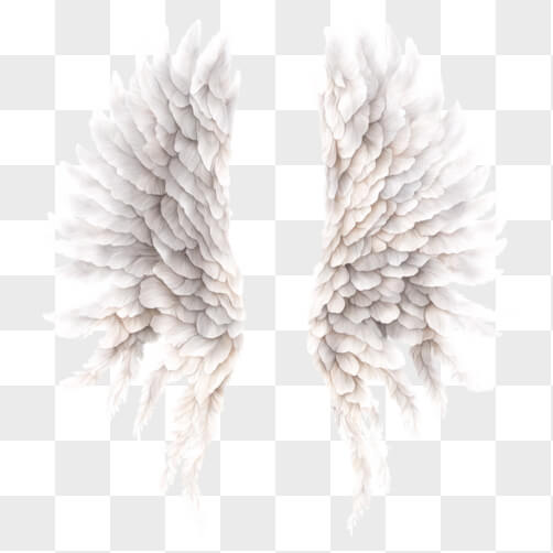 Download White Angel Wings on Black Background PNGs Online - Creative ...