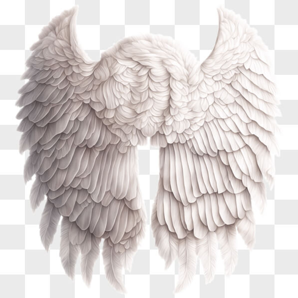 Download Pair of White Angel Wings Art Installation PNGs Online ...