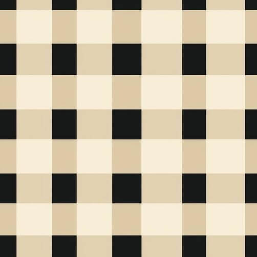 Beige and Black Checkered Pattern Home Decor Fabric Beige and Black Checkered Pattern Home Decor Fabric thumbnail