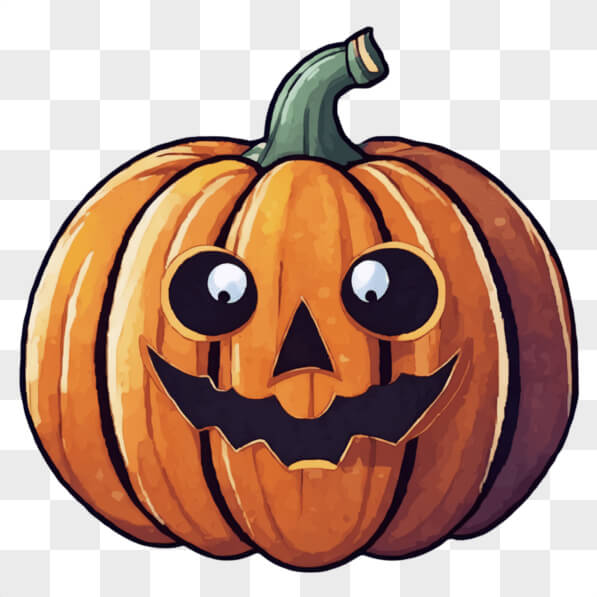Download Cartoon Pumpkin with Open Mouth and Smiling Face Cartoons ...