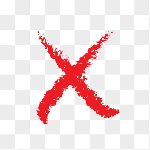 Red X Transparent Background Red X PNG Images CleanPNG