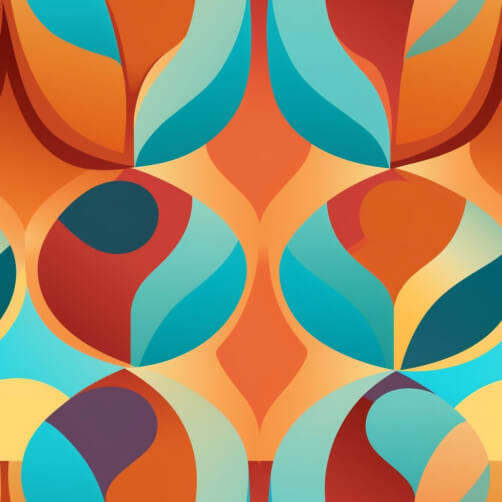 Colorful Abstract Pattern of Circles and Triangles Colorful Abstract Pattern of Circles and Triangles thumbnail