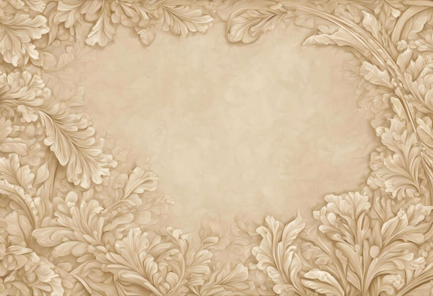 Paper Design Background Download Vintage Floral Paper Background with Leaves and Floral ...