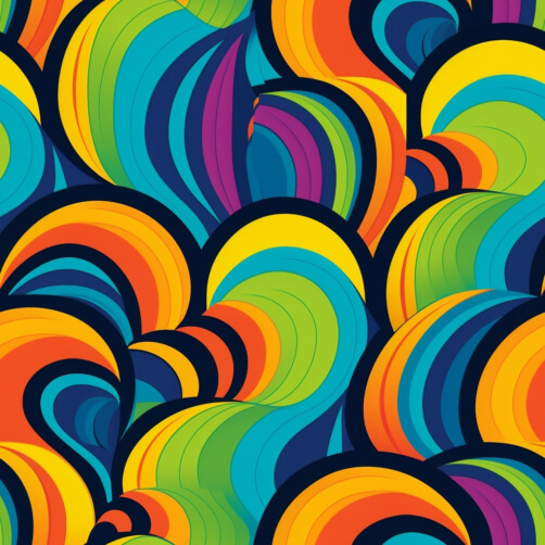 Colorful Abstract Swirls and Waves Pattern Colorful Abstract Swirls and Waves Pattern thumbnail
