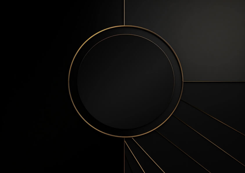 Download Elegant Black and Gold Background with Ornate Circle ...