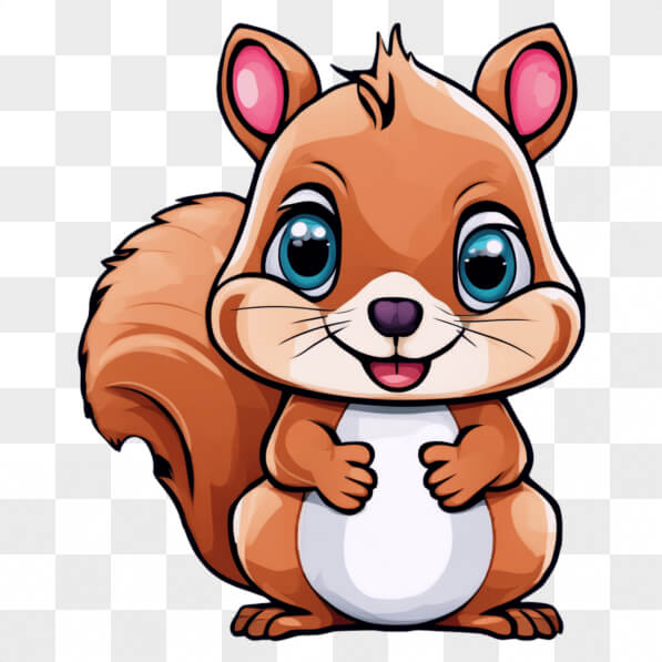 Download Cute Cartoon Squirrel Educational Tool for Children Cartoons ...