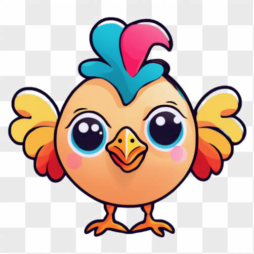 Download Adorable Cartoon Chicken for Children's Products Cartoons ...
