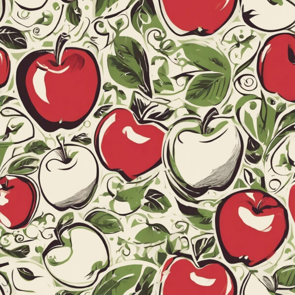 Download Seamless Red Apple Pattern for Home Decor Backgrounds Online ...