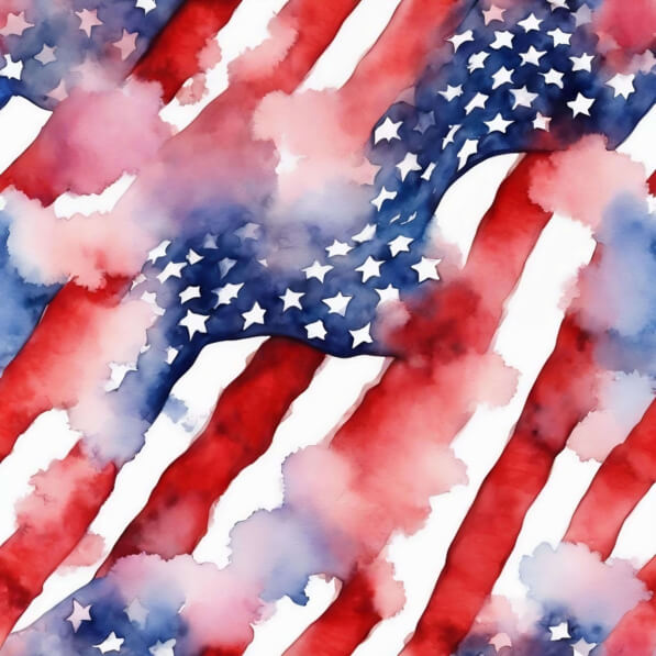 Download Watercolor American Flag for 4th of July and Patriotic Events ...