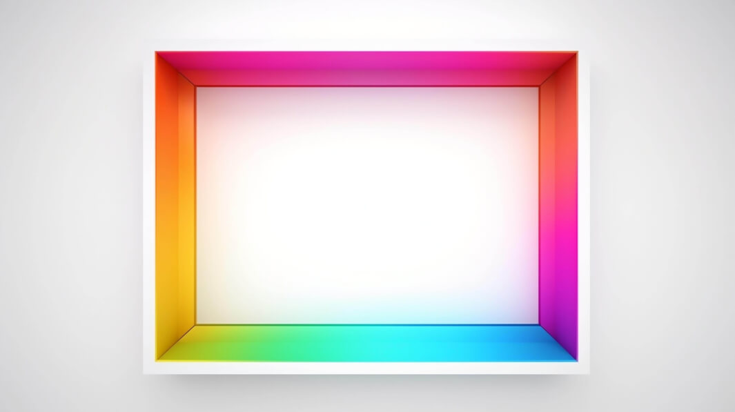 Download Rainbow Colored Frame for Displaying Photos and Books ...