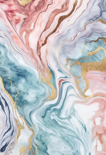 Colorful Marble Wallpaper with Pink, Blue, and Gold Swirls Colorful Marble Wallpaper with Pink, Blue, and Gold Swirls thumbnail
