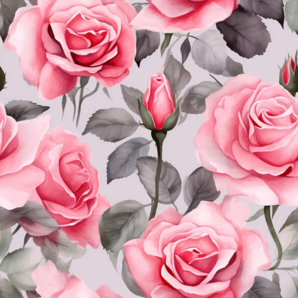 Download Seamless Pink Rose Pattern for Floral Backgrounds and Decor ...