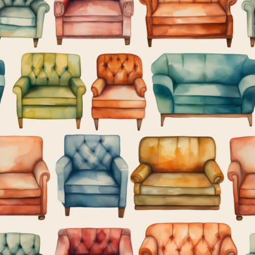 Colorful Chair Seamless Pattern Colorful Chair Seamless Pattern thumbnail