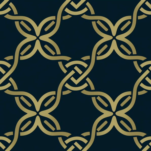 Download Black and Gold Seamless Ornamental Design Pattern Patterns ...