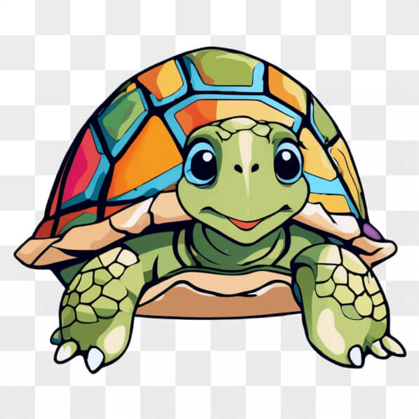 Download Happy and Playful Colorful Turtle Image Cartoons Online ...