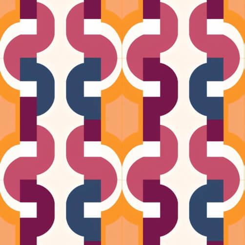 Abstract Geometric Pattern in Orange, Blue, and Purple Abstract Geometric Pattern in Orange, Blue, and Purple thumbnail