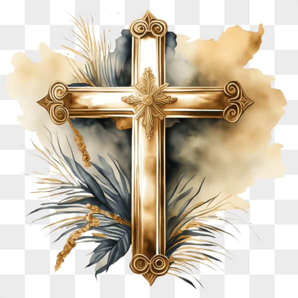 Gold Cross PNG - Download Free & Premium Transparent Gold Cross PNG ...