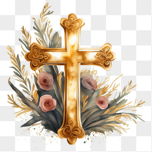 Gold Cross PNG - Download Free & Premium Transparent Gold Cross PNG ...