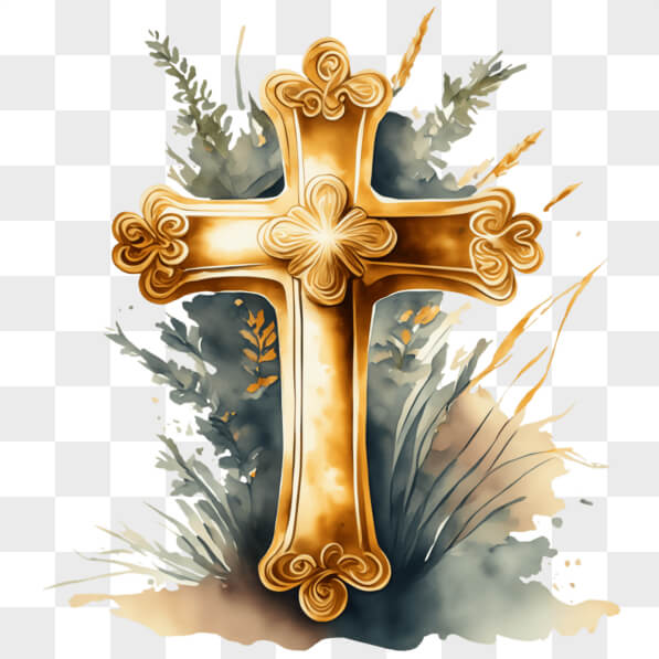 Gold Cross PNG - Download Free & Premium Transparent Gold Cross PNG ...