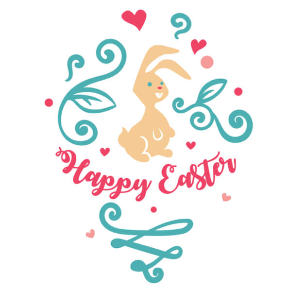 Download Easter Greetings with Happy Bunny Rabbit Quotes Online ...