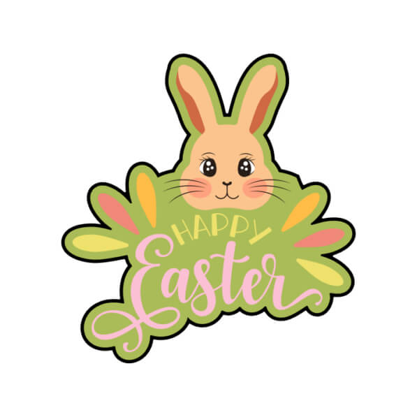 Download Spread Joy with Happy Easter Sticker featuring Bunny Quotes ...