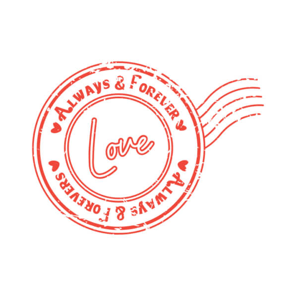 Download Always and Forever Love Rubber Stamp for Greeting Cards and ...