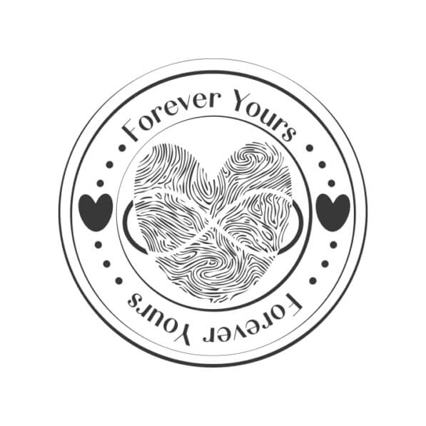 Download Black and White Love Logo with Heart Stamp Quotes Online ...