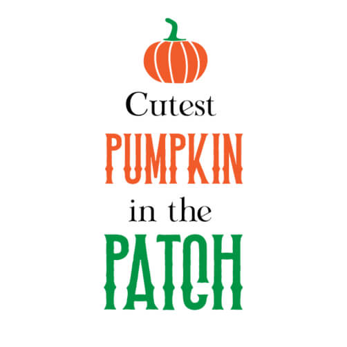 Download Pumpkin Patch with Cutest Pumpkin in the Patch Typography ...