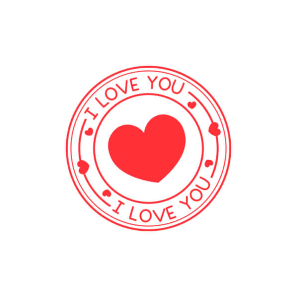 Download Heart-shaped 'I love you' Sticker with Musical Notes Quotes ...
