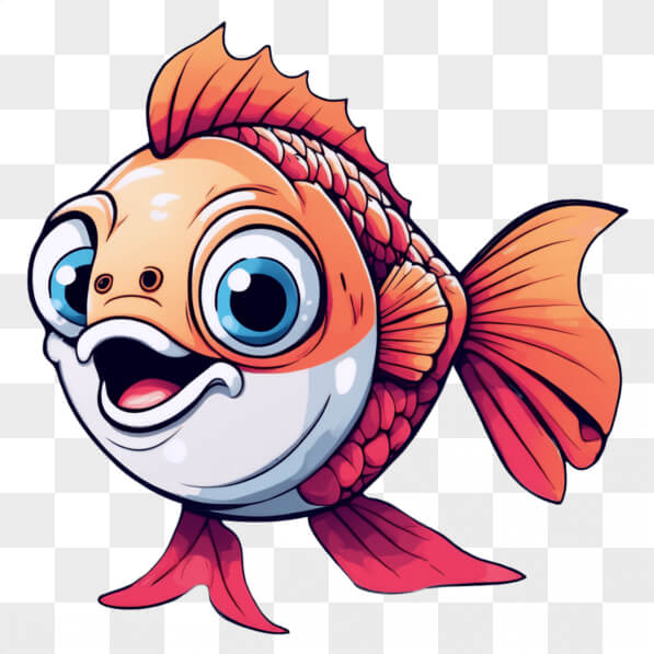 Download Cheerful Orange Fish for Kids' Books and Toys Cartoons Online ...