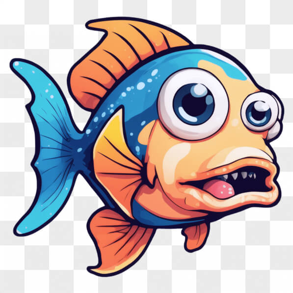 Download Amusing Cartoon Fish in Aquatic Environment Cartoons Online ...