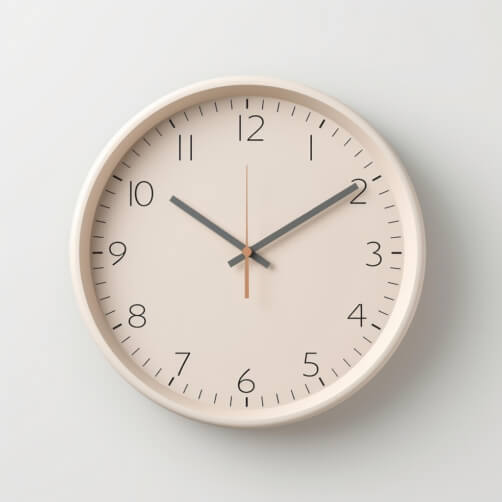 Download White Wall Clock at 3:00 PM Mockups Online - Creative Fabrica