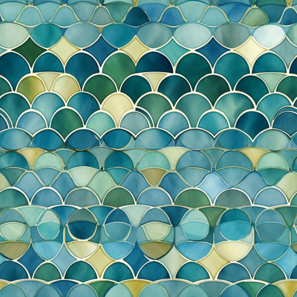 Télécharger Motif de carreaux bleus et jaunes avec formes en verre et ...