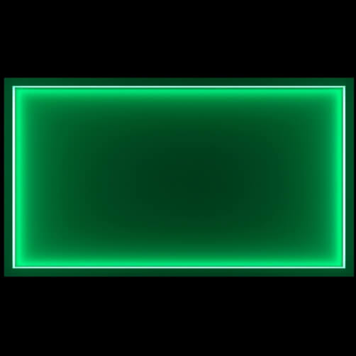 Green Rectangular Frame