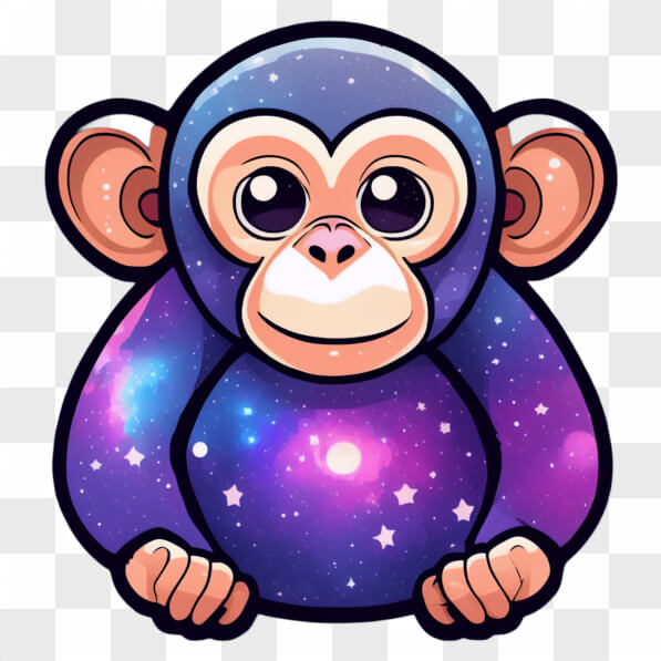 Download Monkey in Space with Stars and Planets Cartoons Online ...