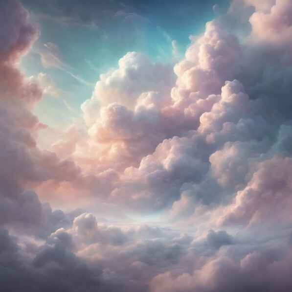 Download Colorful Abstract Painting of Clouds in the Sky Backgrounds ...