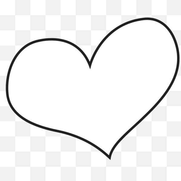 Download Black and White Heart Clip Art PNGs Online - Creative Fabrica