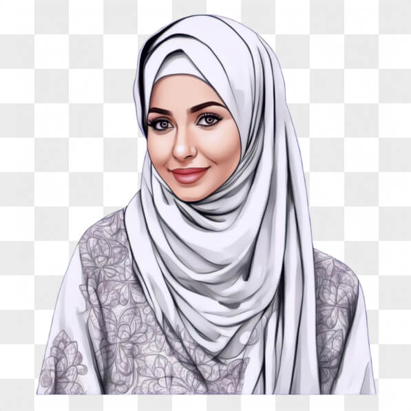 Download Woman in Elegant White Hijab Promoting Cultural Diversity ...