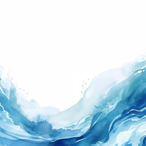Abstract Watercolor Painting of Blue Ocean Wave Abstract Watercolor Painting of Blue Ocean Wave thumbnail