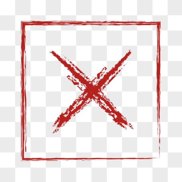 Download Red Circle with 'X' Symbol PNG Online Creative Fabrica