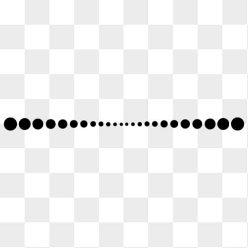 Line of Black Circles with Dots Cartoons Line of Black Circles with Dots Cartoons thumbnail