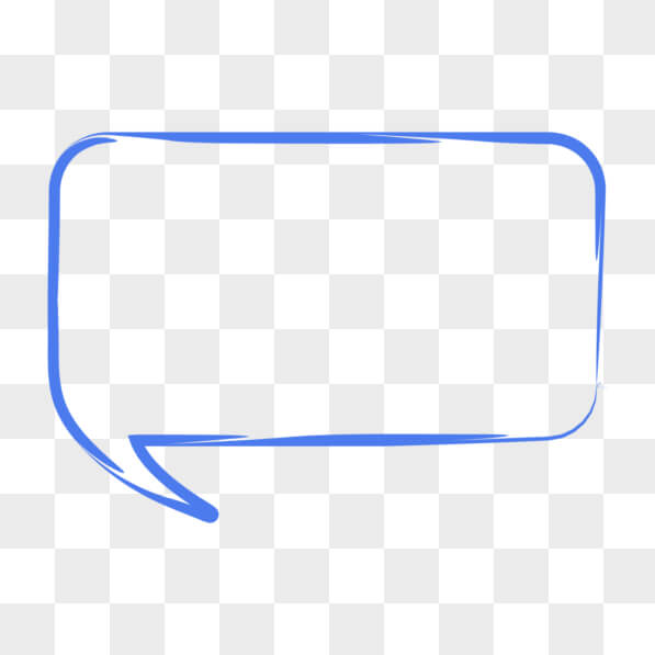 Download Black Background with Blue Speech Bubble PNGs Online ...