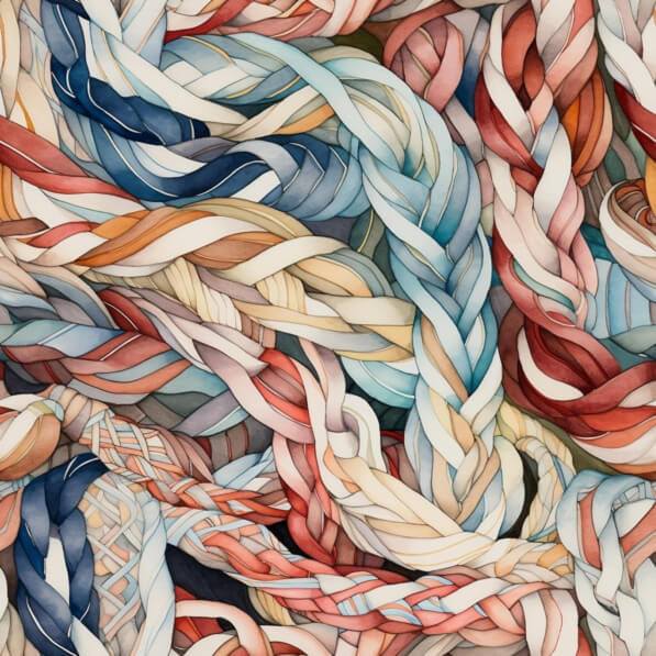 Download Colorful Ropes Arranged in Various Colors and Patterns ...