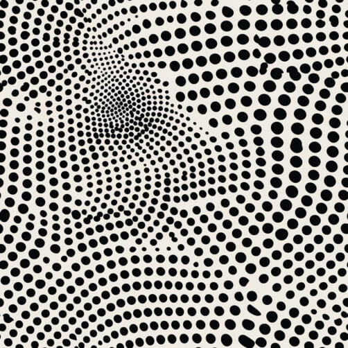 Black and White Dot Pattern Eye: Octopus Illusion Patterns Black and White Dot Pattern Eye: Octopus Illusion Patterns thumbnail